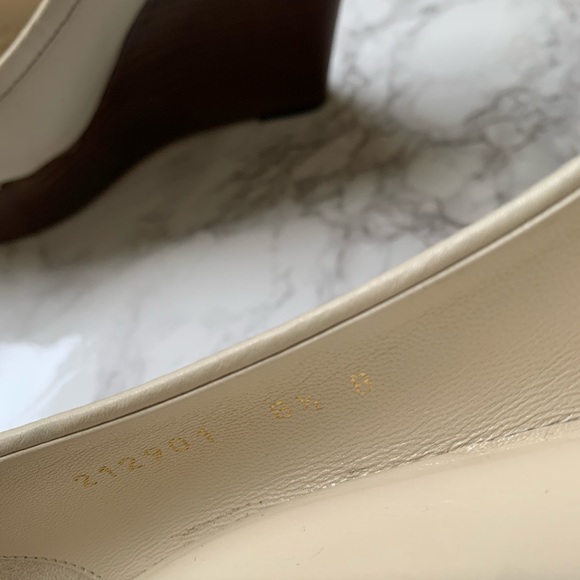 Gucci Horsebit Wooden Wedges - Picture 10 of 11